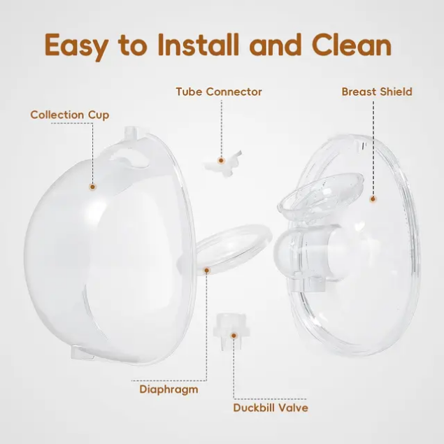 NCVI 8123 Wearable Double Electric Breast Pump.