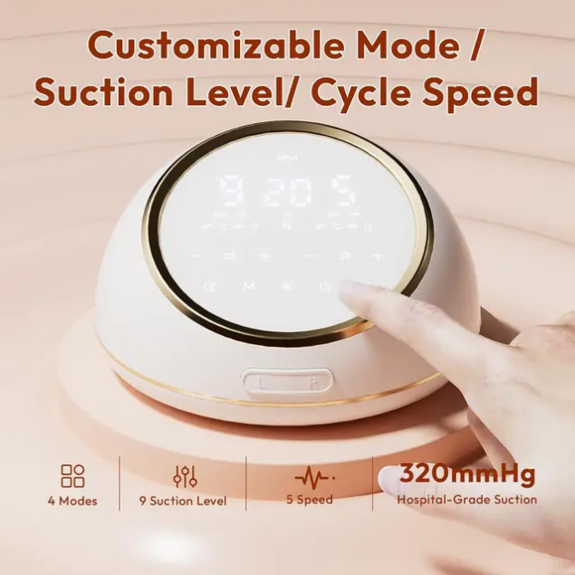 NCVI Electric Breast Pump F1 (8129) – Maximum Comfort & Hospital-Grade Efficiency.