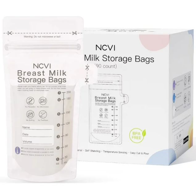NCVI Breast Milk Storage Bags (90 Pcs)