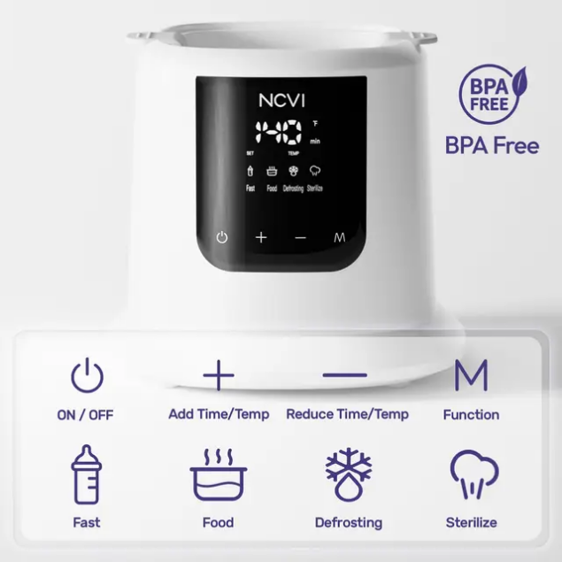 NCVI Single Bottle Warmer + Sterilizer.