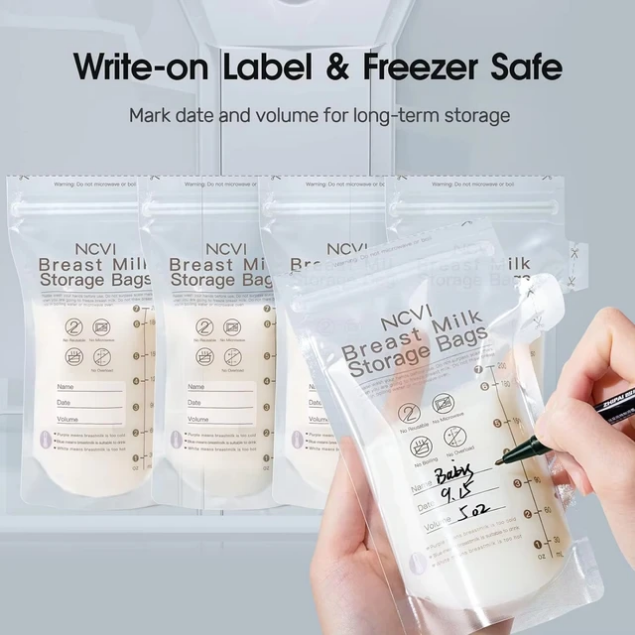 NCVI Breast Milk Storage Bags (90 Pcs)